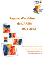 Rapport d’activités de l’APSM 2019-2020